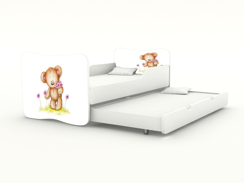 Becks posteľ s výsuvným lôžkom Macko Me To